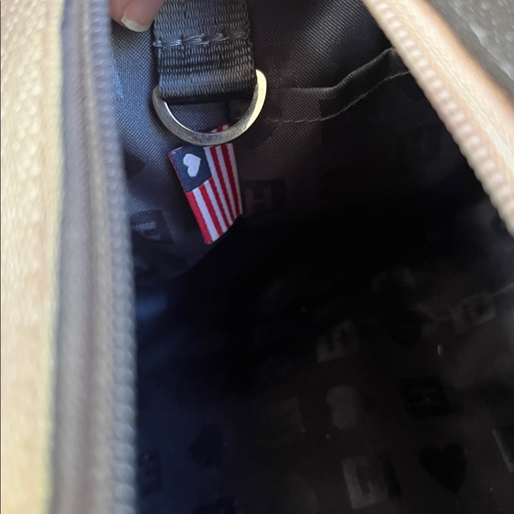 🤍🩶 Harvey's California Seatbelt Bag Grey Patchwork Ombre Large Satchel - Picture 11 of 15